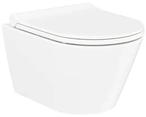 Wc s doskou softclose závesné Glacera Ava  so zadným odpadom WCAVACOMPACT