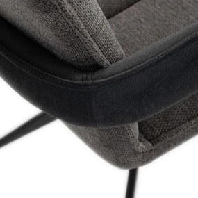 Jedálenská stolička otočná 180° DCH-F1146 GREY2 sivá