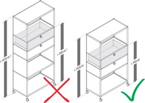 Doplnková súprava koliesok ku kovovému nábytku »CN3«