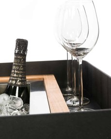 Indu+ Iceboy mobilný bar čierny