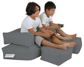 Sivá detská pohovka 100 cm Nier – Floriane Garden