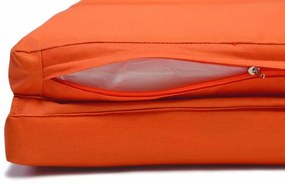 Divero 322 Polstrovanie na lehátko - oranžová