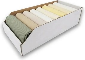 KARTON PAK Úložné boxy na oblečenie, organizéry do skrine BIELY KARTÓN 30 x 54 cm