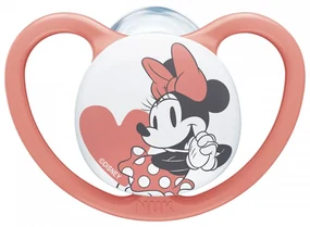 Cumlík Space NUK 0-6m Disney Mickey Mouse červená, vel. 0-6 m