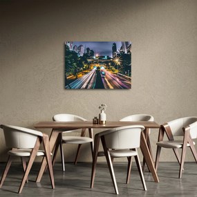 Obraz nočného mesta (70x50 cm)