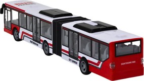 LEAN Toys Mestský autobus s diaľkovým ovládaním RC, červeno-biely