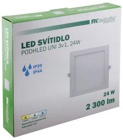 LED Kúpeľňové podhľadové svietidlo LED/24W/230V 3000/4000/6000K IP44