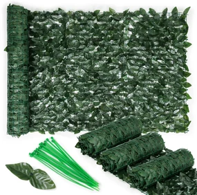 Umelý živý plot 300x50 cm - brečtanovo zelená