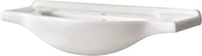 Comad Nábytkové keramické umývadlo UM- CFP 85 DP, 85x49 cm, biela lesklá