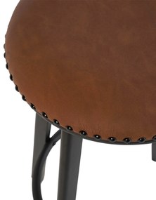 Barová stolička yrub hnedá MUZZA