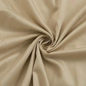 Kvalitex Saténové prestieradlo s gumou béžová, 180 x 200 cm