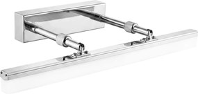 Toolight Toolight, LED nástenné svietidlo, 40cm, 6W, 4000K, 1000lm, APP1869-1W, Chrómová, OSW-66025