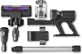 Akumulátorový vysávač, čierny