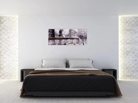 Obraz - Olejomaľba mesta II. (120x50 cm)