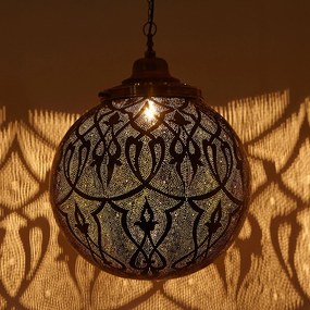 Luxusná mosadzná lampa Taj