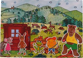 MARIONETINO Bábky a kulisy k rozprávke Boudo, budko