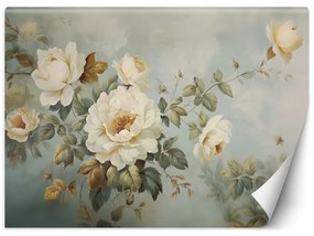 Fototapeta, Vintage jarní květiny - 254x184 cm