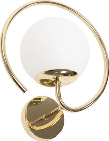 Toolight Toolight, nástenné svietidlo 1xE27 APP1153-1W, biela-zlatá, OSW-40007