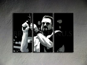 Ručne maľovaný POP Art obraz Big Lebowski