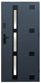 Dvere vchodové Faro 90P antracit