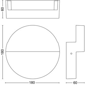 Philips - LED Vonkajšie nástenné svietidlo VALOR LED/4,3W/230V 2700K IP44