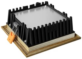 APLED - LED Podhľadové SQUARE WOODLINE LED/6W/230V 4000K 12x12 cm jaseň masív