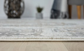 My Flair, Kusový koberec My Kazak creme, 80x150, šedá, chodba / predsieň