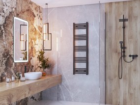 Gamma Erga Basic, vykurovacie teleso 1400x400 mm, 464 W, čierna, ERG-LAV-BASIC-14040-BK