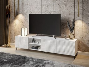 TV STOLÍK DAMIEN BIELY LESK 195 cm