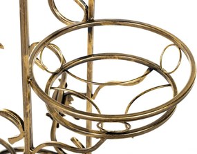 STOJAN NA KVETINÁČ CHERYL 100X65X28 CM ZLATÁ