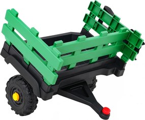 Ramiz Titánový traktor s prívesom zelený