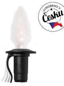 Vonkajšie osvetlenie Šiška číra, 20 LED Filament žiarovky, základné