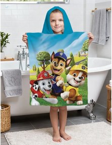 Bavlnené detské pončo veľkosť 3-8 rokov Paw Patrol – Jerry Fabrics
