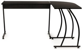 Moderný rohový stôl LOFT čierny