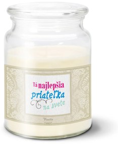 Sablio Sviečka Tá najlepšia priateľka na svete - 500 g