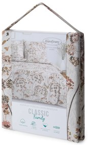 RENFORCÉ OBLIEČKY JULITA 200X220 CM, 2 KS 70X80 CM KVETY