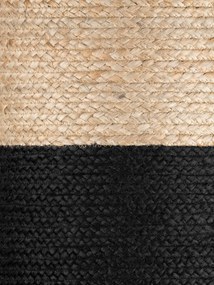 Hanse Home Sedací vak JUTTA POUF 106237 Beige/Black - 40x40 cm