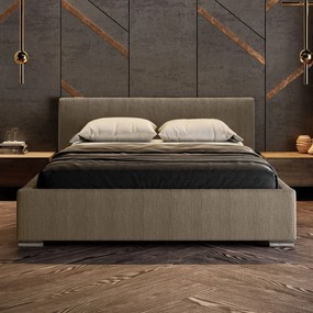 MANŽELSKÁ POSTEĽ PAOLA 160X200 BÉŽOVÁ MENČESTROVÁ LÁTKA