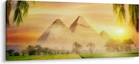 Obraz - Pyramídy (120x50 cm)