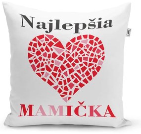 Sablio Vankúš Najlepšia mamička: 40x40 cm