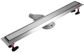 Rea Neox Superflow, odtokový žľab 70cm, 2v1, brúsená oceľ, REA-G2706