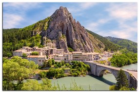 Obraz na plátne - Sisteron v Provence 1235A (60x40 cm)