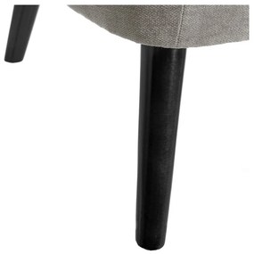 Svetlosivé kreslo Cover – Casa Selección