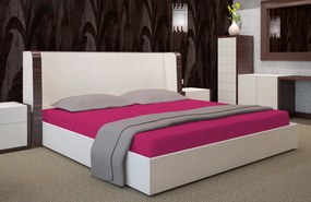 Dekorstudio Prestieradlo s gumičkou - bavlnený satén - cyklaménové PRZS6 Rozmer plachty: 90x200cm