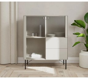 Svetlosivá vitrína 91x111 cm Edge by Hammel – Hammel Furniture