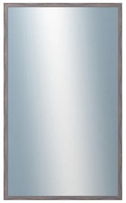 DANTIK - Zrkadlo v rámu, rozmer s rámom 60x100 cm z lišty KASSETTE tmavošedá (3056)
