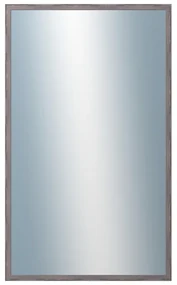 DANTIK - Zrkadlo v rámu, rozmer s rámom 60x100 cm z lišty KASSETTE tmavošedá (3056)
