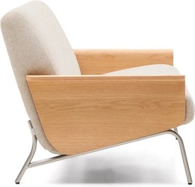 Béžová ženilková pohovka 165 cm Amsen – Kave Home