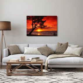 Obraz - Západ slnka (90x60 cm)