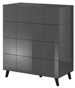 Komoda Cama REJA 4S graphite lesk